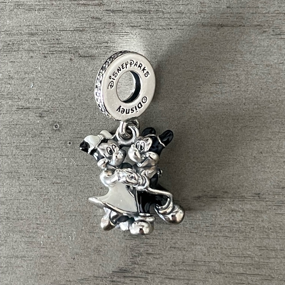 Authentic Pandora Disney Mickey and Minnie Wedding Dance Charm